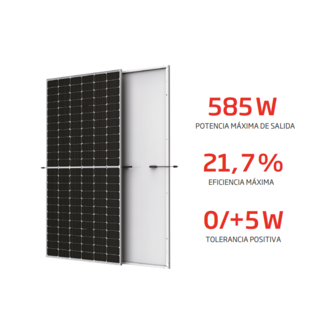 PANEL SOLAR MÓDULO MONOCRISTALINO DE LÁMINA TRASERA VERTEX 575W