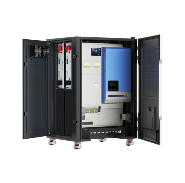 Sistema Integrado Todo en 1 Inversor 8K  Baterías LifeP04 10 KWH 208 Ah 51.2 V