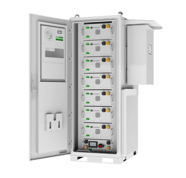 Sistema Integrado Inversor 30KW Baterías de litio alta densidad 100 KWh
